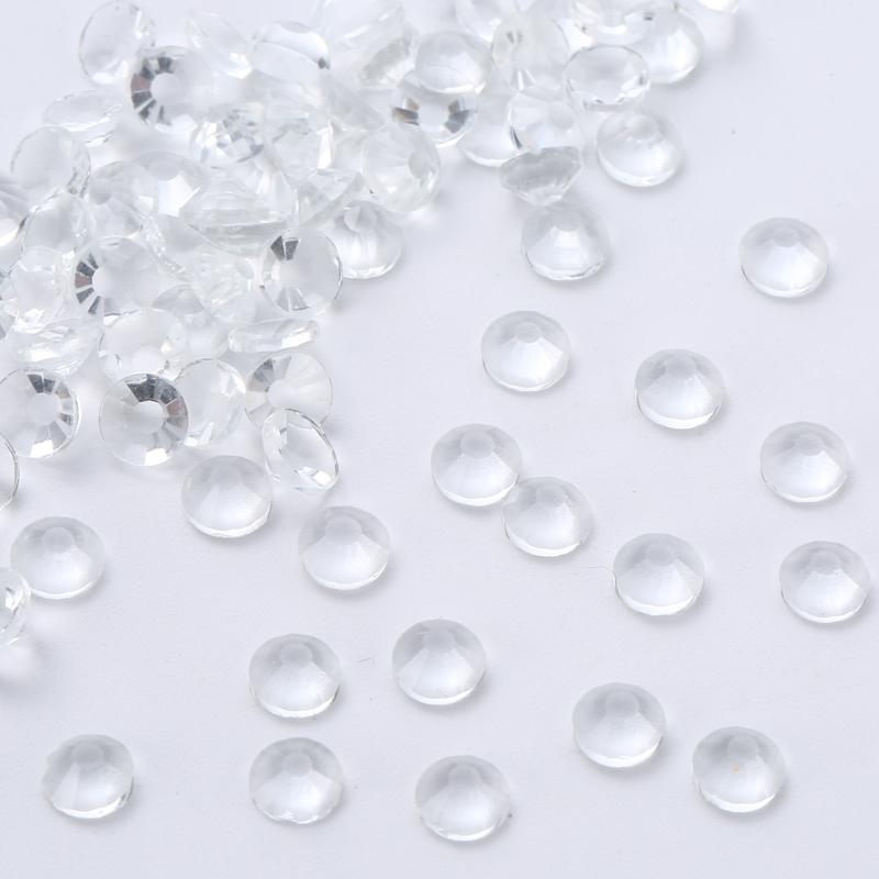 

Nail Art Decorations Crystal Rhinestones Clear White SS3-SS30 Flat Back Rhinestone 3D Non Fix Decoration DIY Glass Manicure 415Nail