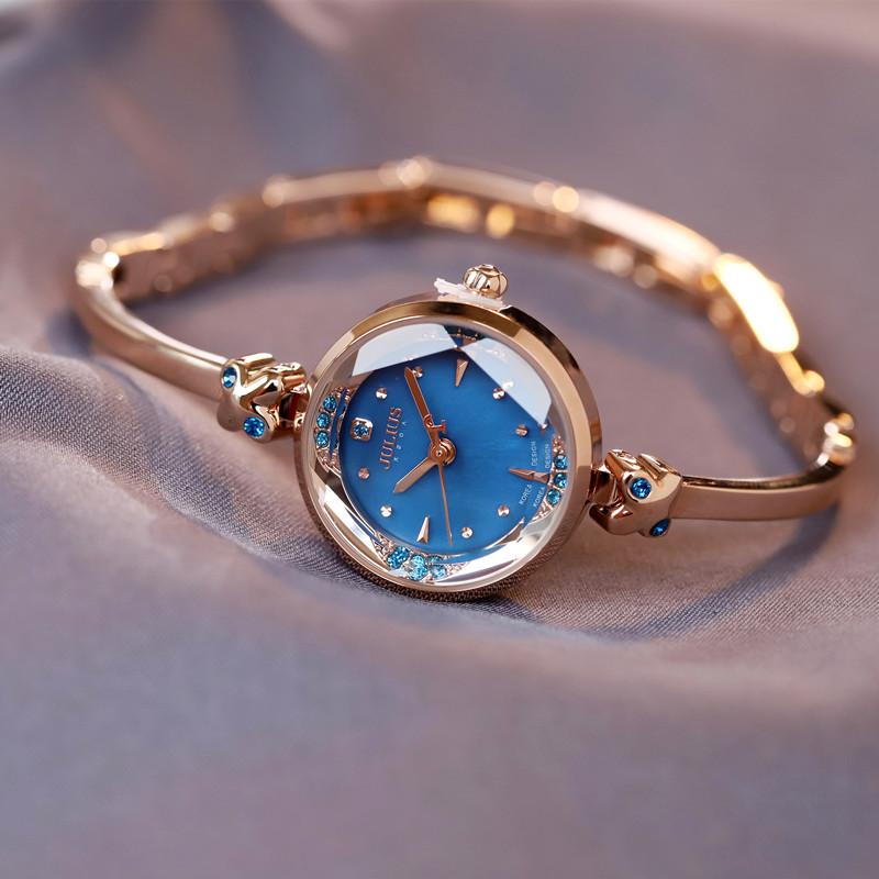 

Wristwatches Ladies Clock Genuine Steel Band Women Watch Small Dial Slim Bracelet Trend Fashion Women's Quartz Waches BraceletsWristwatc