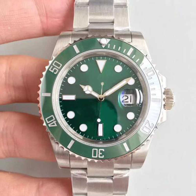 

U1 Factory Mens Watch Automatic Mechanical Movemenrt Sapphire Glass Ceramic Bezel Stainless steel 116610LN 116610 Glide Lock 40mm Men, Only waterproof 50m