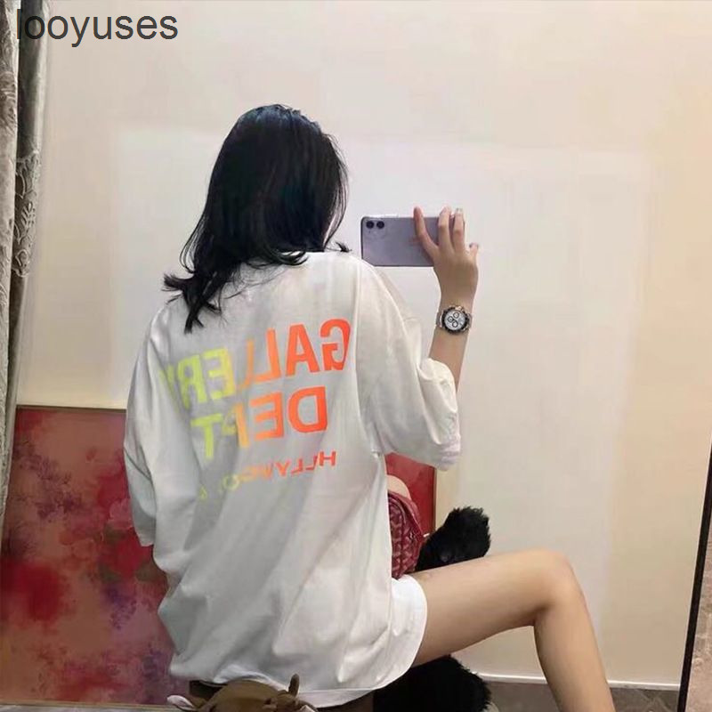 

2022 Fashion Depts Tshirts T Shirts Galleryes Designer Tshirt Short Sleeve Women' Couple Dress Men' Loose Letter Brand, Default item