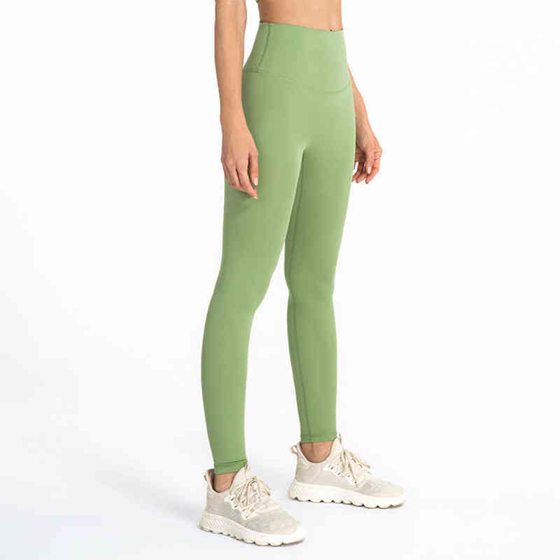 

Yoga Leggings Naked Feel Fitness Pants No Embarrassing Line Leggings Workout Running Gym High Waist Pants For Women Plus Size T220725, Mulberry