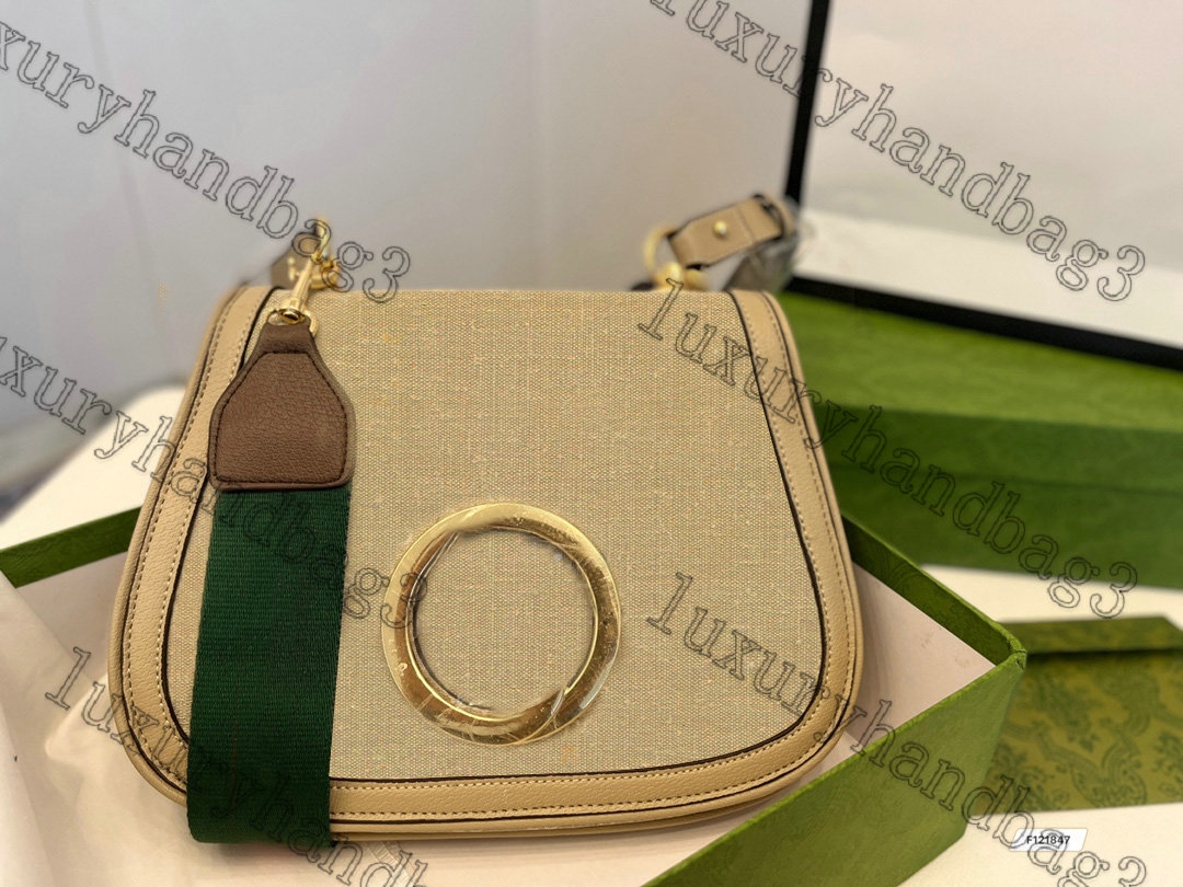 

Womens Blondie Bag Halfmoon Monograms Flap Round Interlocking Crossbody Shoulderbag Leather Flip Hasp Handbag Circular Female Messenger Wallet Luxury Designer