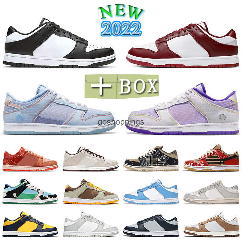 

Union LA x Dunkes Low Lake Casual Shoes Big Size US 12 13 Mens Womens Panda Skateboarding Sneakers Designer Ice Blue Court Purple, Packaging