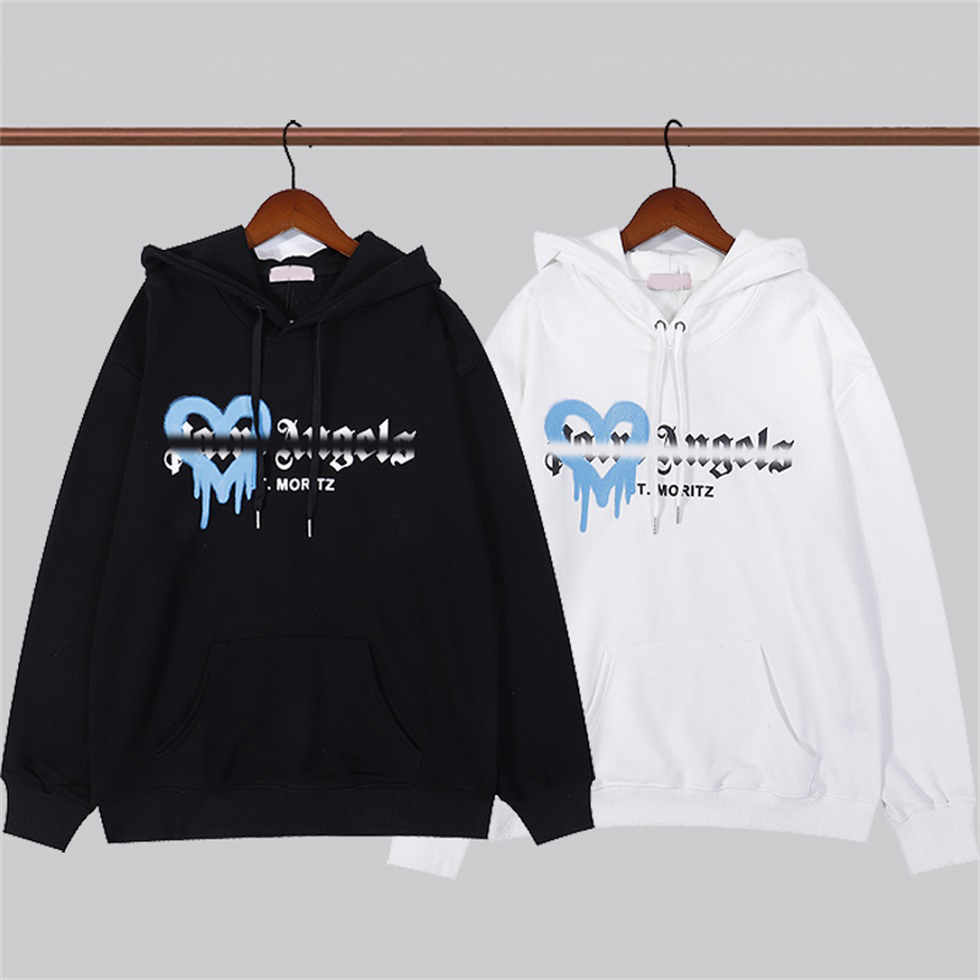 

22SS Classic Love Letter Print Hooded Sweater Simple Men's Ladies Hoodie Pullover Casual Street Fashion Autumn Winter