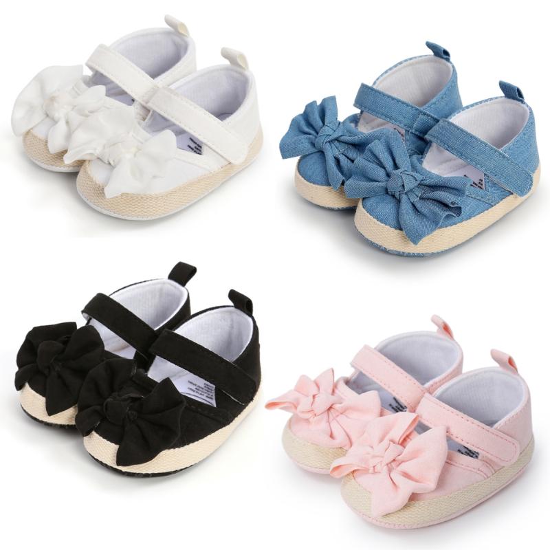 

Athletic & Outdoor Baby Girls Mary Jane Flats Infant Non-Slip Soft Sole Cute Bowknot Shoes Born Princess Wedding First Walkers -18MAthletic