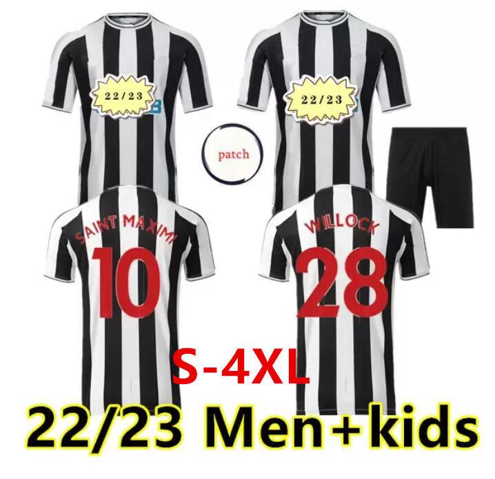 

S-4XL New Soccer Jersey castle WOOD NUFC 22 23 BRUNO G. WILSON SHELVEY ALMIRON 2022 2023 3rd Away Black TRIPPIER Football Shirt MAXIMIN Men kit Kids Equipment 999, 22/23 3rd