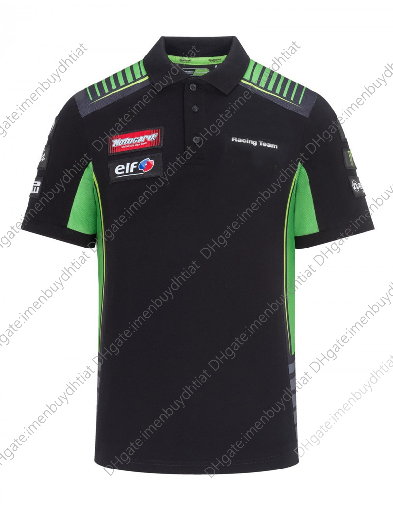 

For Kawasaki T shirt Motorcycle Racing Team Motocross ATV Motobike Men' Quick dry Moto GP, Gold