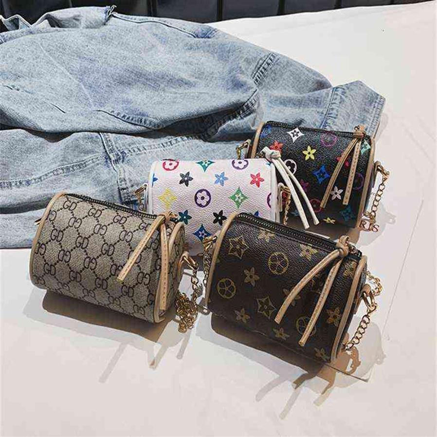 

Kids Handbags Print Designer Mini Purse Shoulder Bags Baby Teenager Children Girls PU Messenger Gold Chain Bags Christmas Gift212e, 01