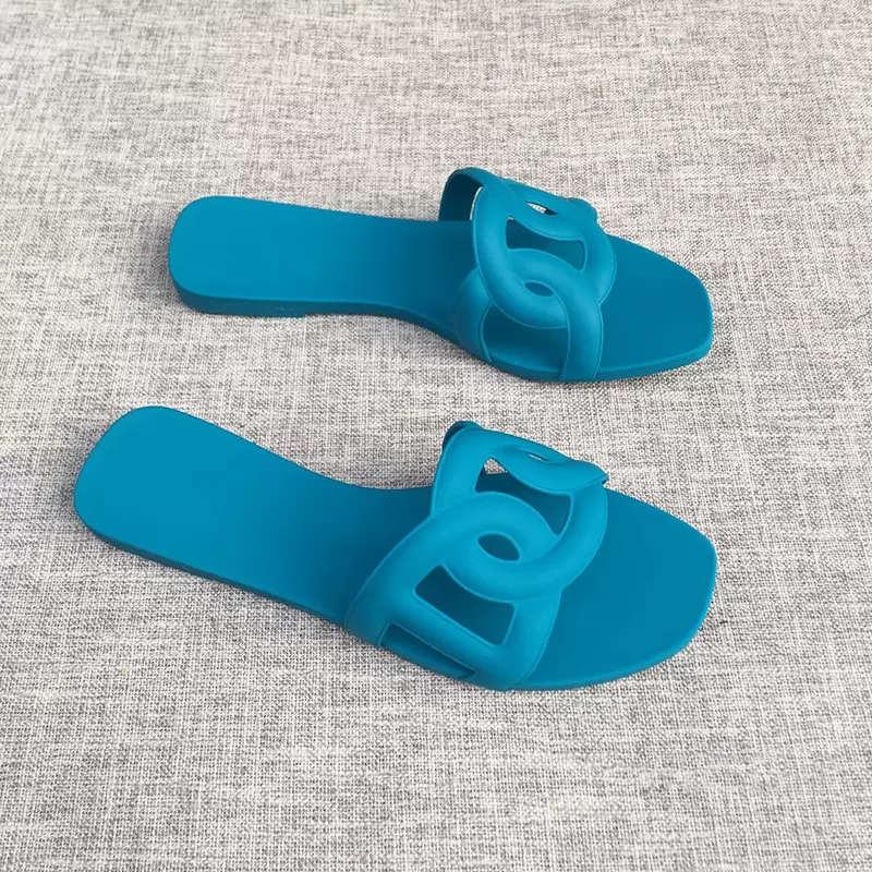 

Top quality topshoes1999 slipper Women Oran Sandal Slides Designer Classic Flat Slippers Cartoon rubber Ladies Summer Beach Sexy Shoes beach shoes01, As pic 2