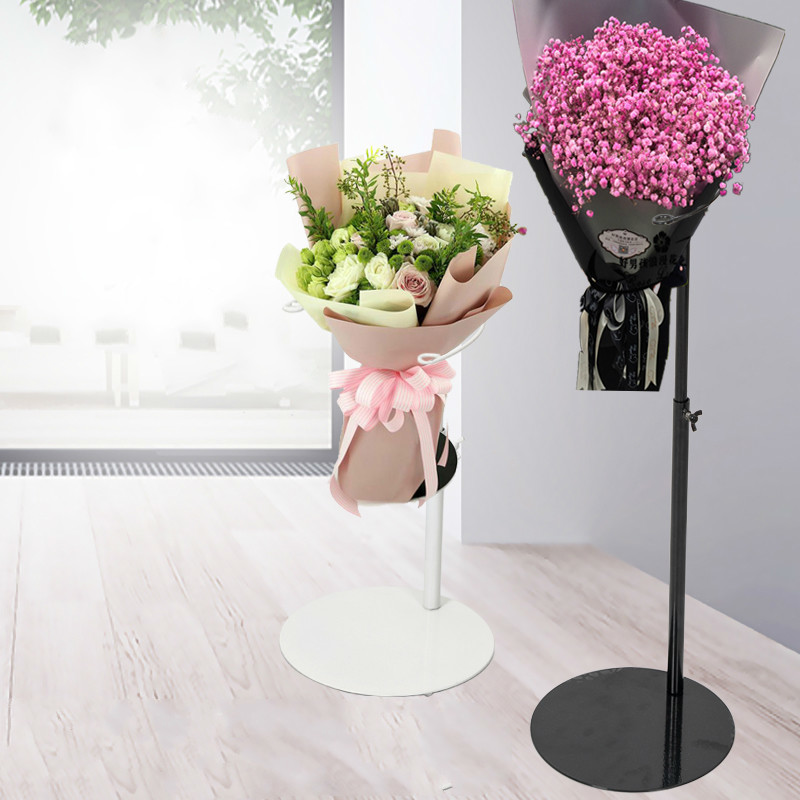 

Flowers Bouquet Holder Display Iron Shelf Stand Floral Florist Supplies 220616