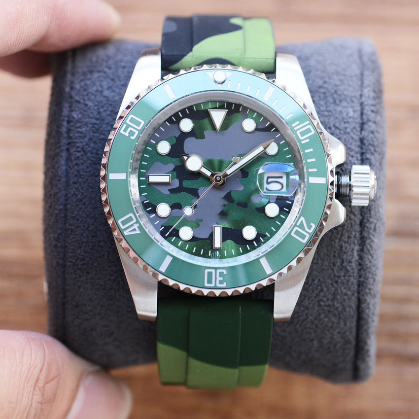 SW High quality men&#039;s watch blue dial 40mm 904L fine steel mineral reinforced glass-image-793527424