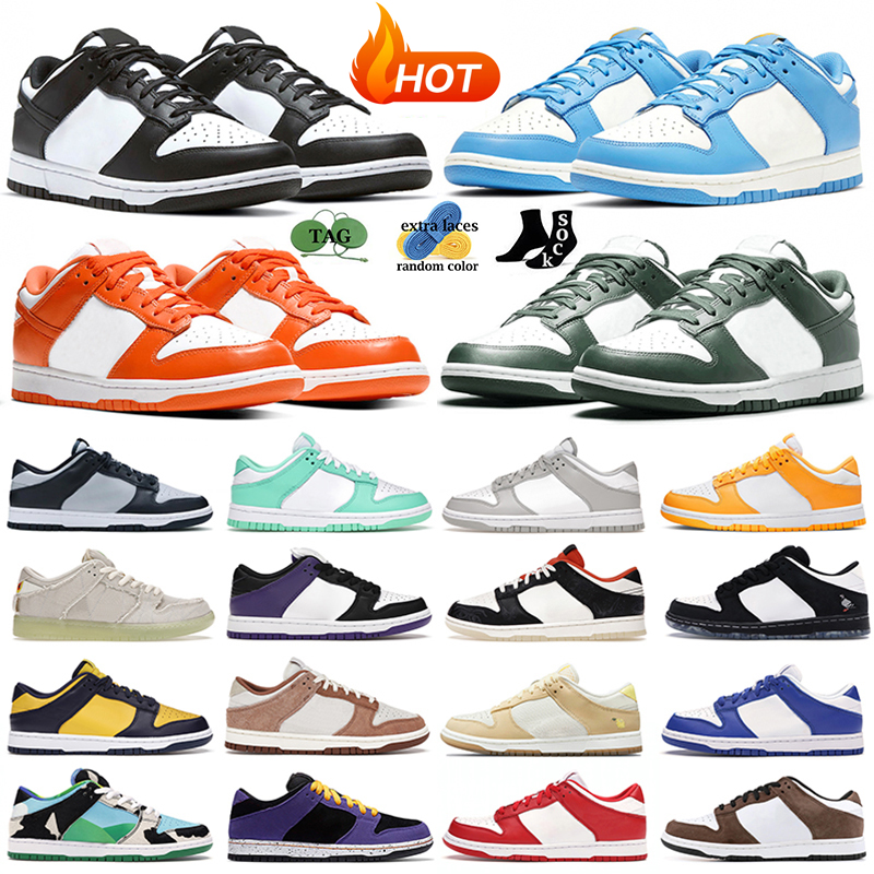 

dunks Panda lows Casual Shoes for men women designer sneakers UNC Syracuse Grey Fog University Red Varsity Green outdoor mens womens sports trainers, Green paisley