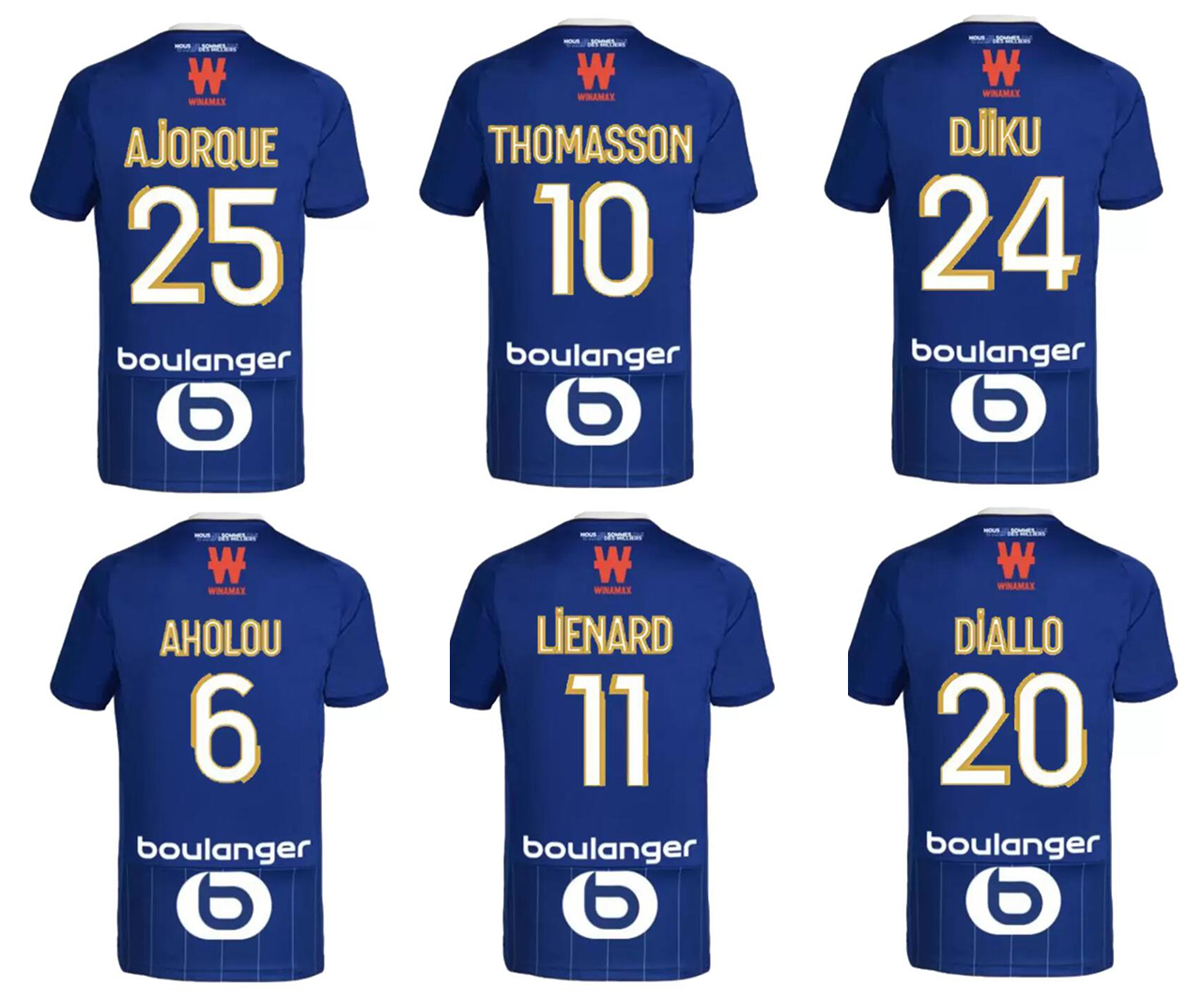 

22 23 Strasbourg Thai Quality Soccer Jersey Customized Custom yakuda local online store THOMASSON #10 GAMEIRO #9 LIENARD #11 MOTHIBA #12 ZEMZEMI #7 DIALLO #20 SISSOKO, 22-23 home