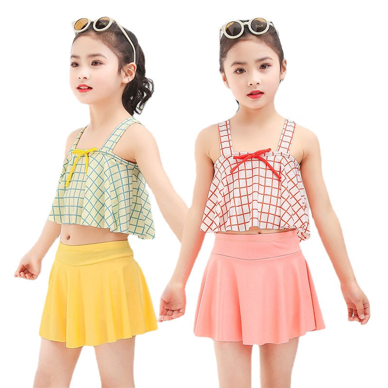 

Cute Exotic Children's swimsuit Baby Split Princes Swimming Equipment