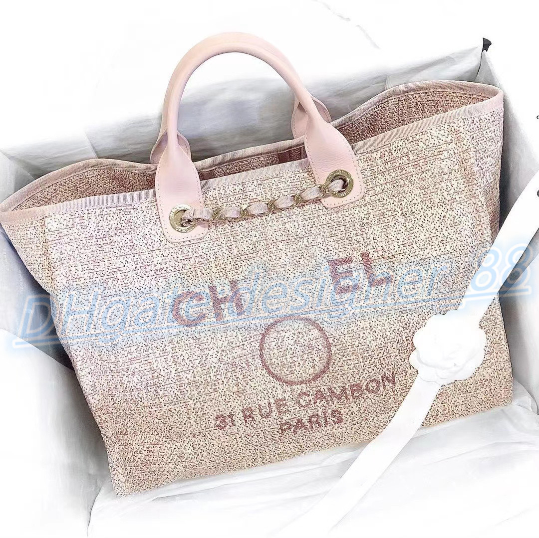 

Top quality beach Luxury Designer summer travel deauville tote Bag Shopping Shoulder large bag Women's men wallet crossbody Bags fashion wholesale card handbag, Carton