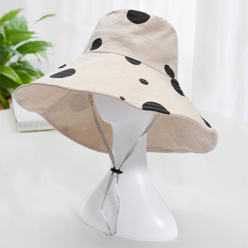 

Wide Brim Hats Fisherman Caps Outdoor Women Summer Beach Holiday Sun Protection Large Side Cap Floppy Female Straw HatWide, Black