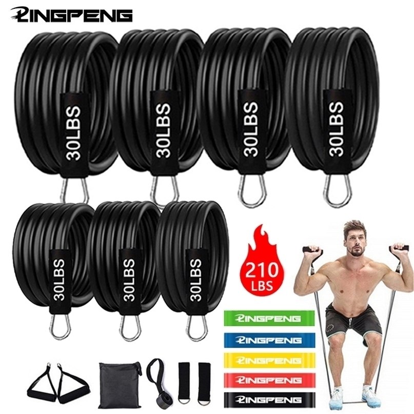 

Fitness Resistance Pull Rope Rubber Band Yoga Elastic Training Belt Upgrade Set Pilates Training Exercise Fitness Equipment 220615, Peach
