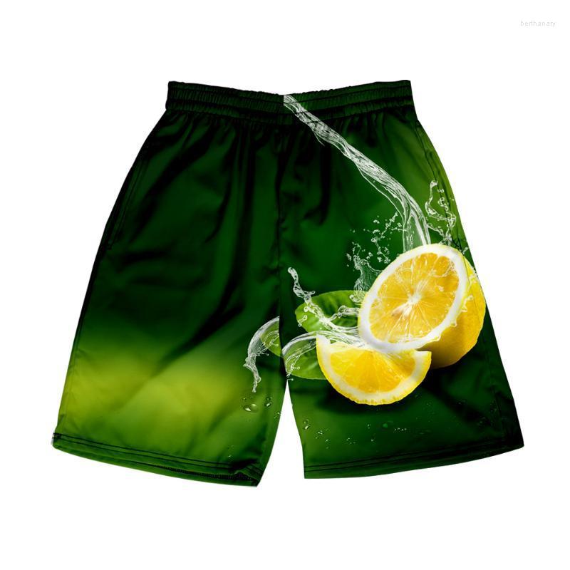 

Men's Shorts Refreshing Lemon Prints Pants Men's Casual Board 2022 Couple Quick Dry Swimming Trunks Summer ShortsMen's Bert22, Hl06092