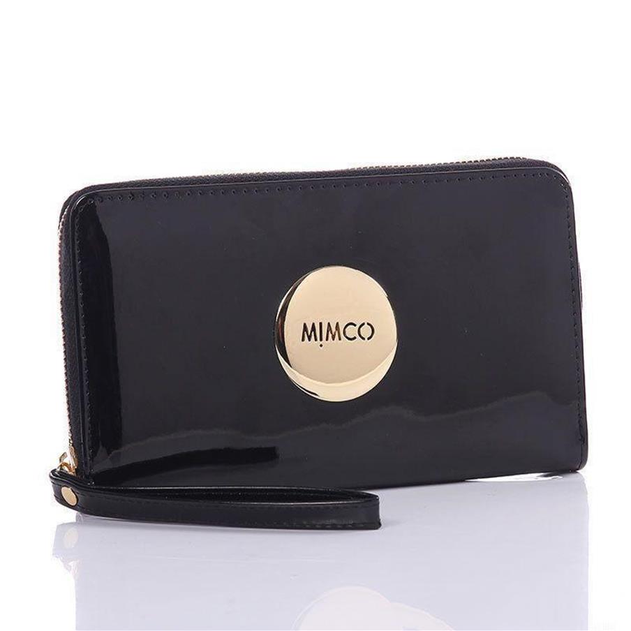 

Brand Mimco Wallet Women PU Leather Purse Wallets Large Capacity Makeup Cosmetic Bags Ladies Classic Shopping Evening Bag254M, 13 dust bags