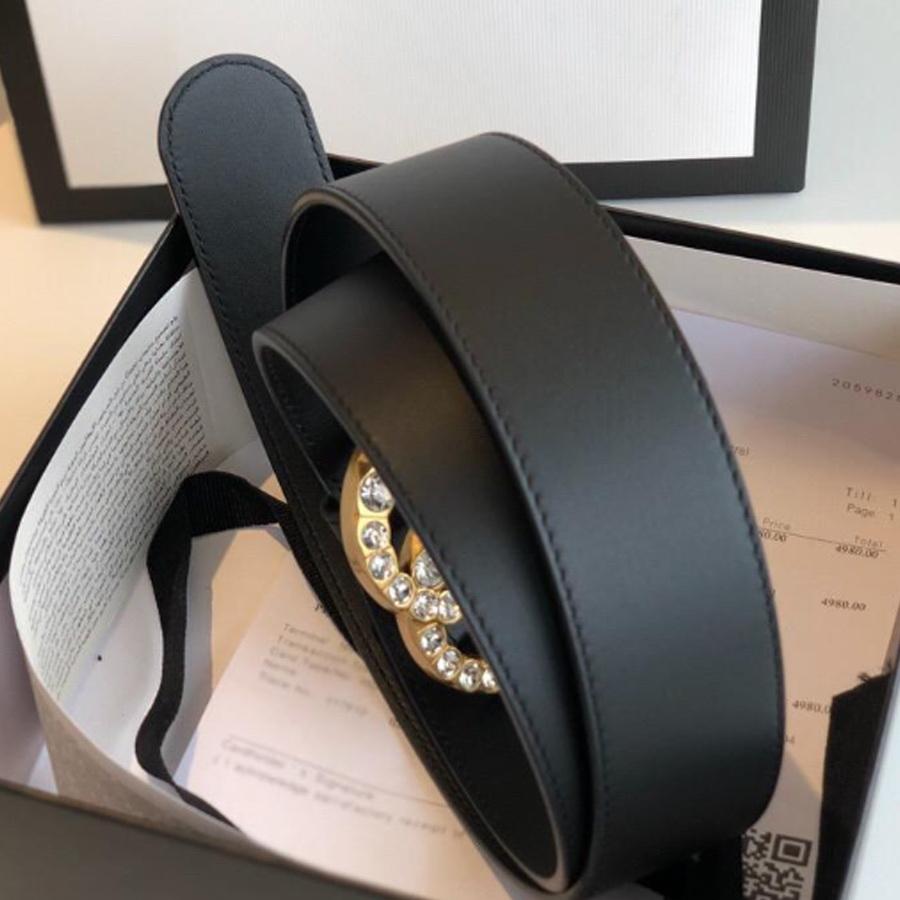 

2022 Mens Womens Designer Belt Genuine Cowhide Leather black Gold+silver Buckle Size 105-125CM with box, Have box