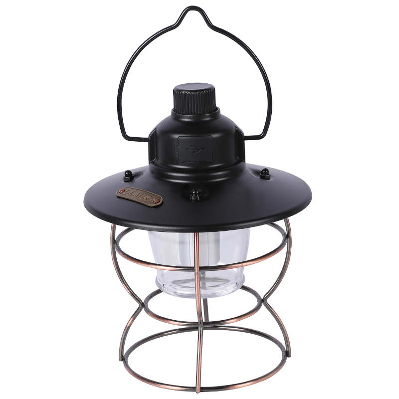 Portable LED Lantern USB Rechargeable Outdoor Camping Light Household 3 Modes Power Bank Flashlight-image-758400665