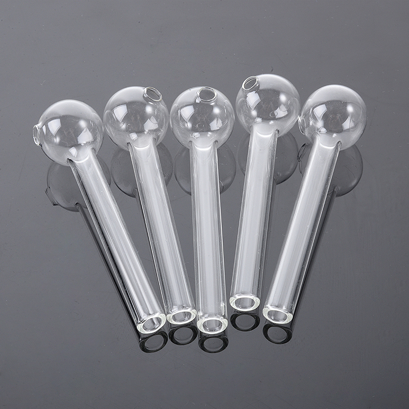 

Clear Glass Pipes 4inch High Quality Smoking Hand Pipe Thick Pyrex Oil Burner Bubbler Mini Glass Burners Pipes Portable Tobacco Tools