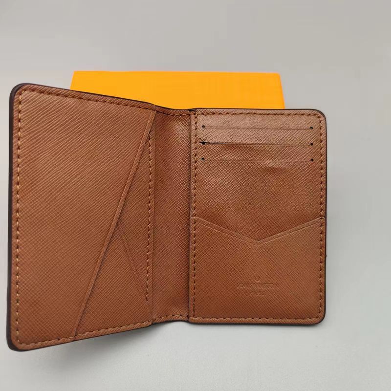 

2022 luxury Designer Top quality Card Holder Genuine Leatherv Marmont G purse Fashion V Womens men Purses Mens Key Ring Credit Coin Mini Wallet Bag Charm Brown Canvas