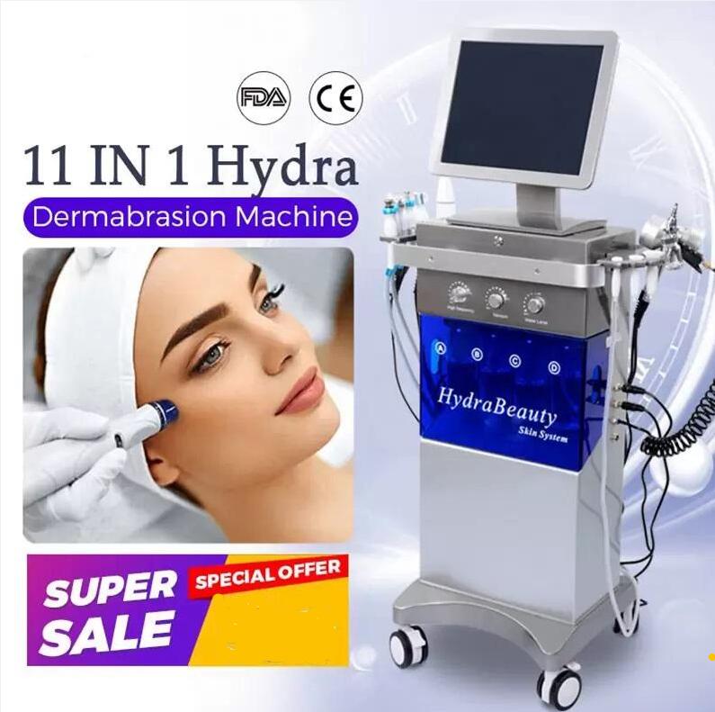 2022 nouveauté 13 en 1 Hydra Beauty Machine RF rajeunissement de la peau Microdermabrasion Hydro Dermabrasion Bio-lifting élimination des rides H