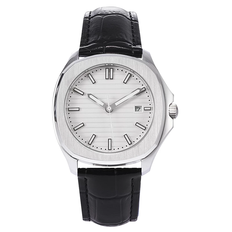 

Wristwatches High Quality PHYLIDA 10ATM 40mm White Luminous Dial Men's Wristwatch Miyota Automatic Watch Sapphire Crystal Leather StrapW, Branded