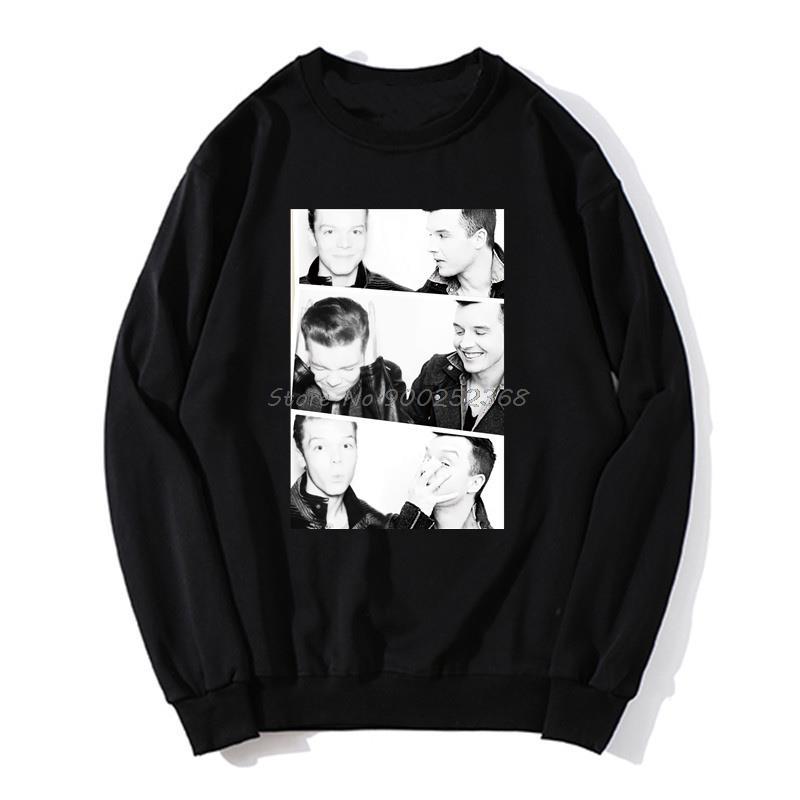 

Men's Hoodies & Sweatshirts Fashion Shameless TV Series Hoodie Unisex Men O-neck Fleece Sweater Sweatshirt Streetwear HarajukuMen's, Black
