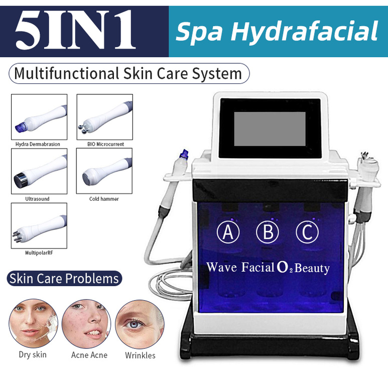 Slimming Machine The Quality Portable 5 in 1 Hydra Dermabrasion Water Oxygen Jet Peeling Diamond Beauty Skin Lifting Skin Care SPA
