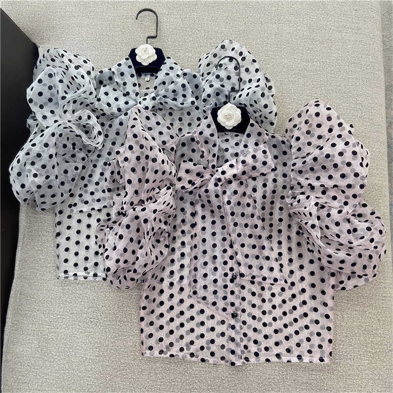

DEAT Women Shirt O-neck Collar Short Sleeve Fashion Spring Summer Ladies Loose Shirts HR347 210709, Pink