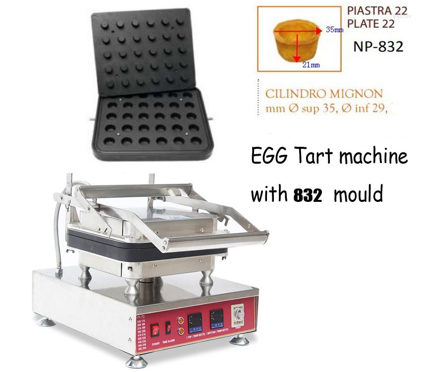 

Bread Makers Model 832 Commercial 110V 220V 30 Holes Round Egg Tart MachineBread