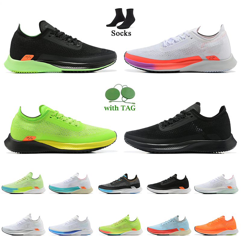 

Top Fashion Zoomes Streakfly Proto Women Mens Running Shoes Black Green White Blue Sliver Photon Dust Orange Mesh Trainers Size 36-45 Outdoor Sports Sneakers, A17 orange 40-45