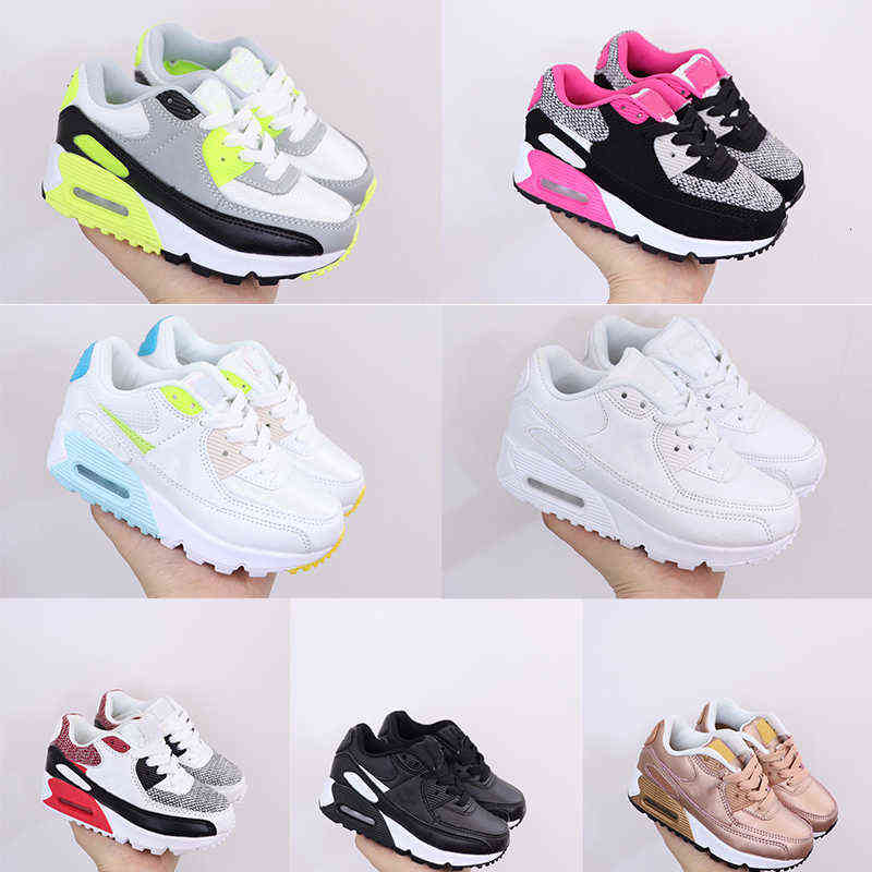 

Children Athletic Sho Presto 90 III Kids Running shoes Black white Baby Sneaker girls boys baskets enfants 24-35