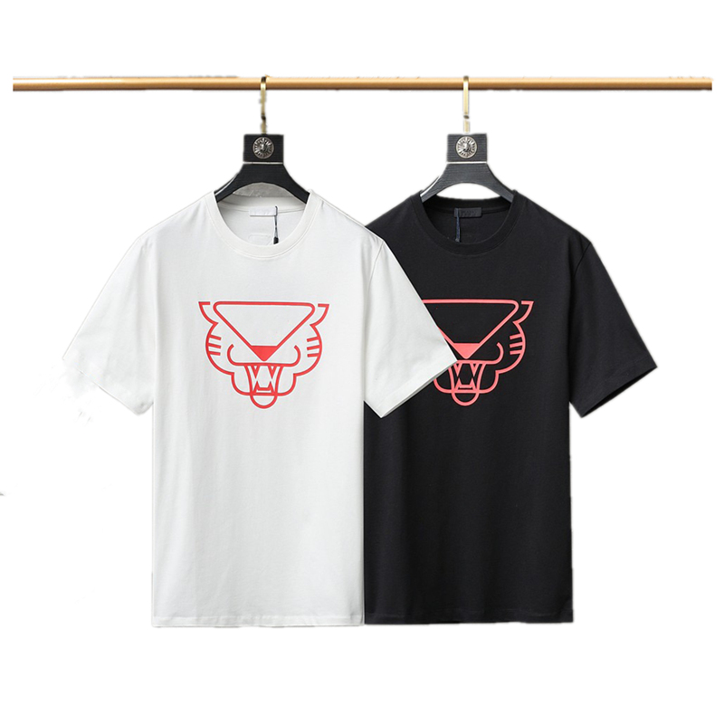 

22ss designer men t shirt tiger head letter printing short sleeve pure cotton round neck luxury women tshirt high quality mens womens tee fashion shirt size s-4xl