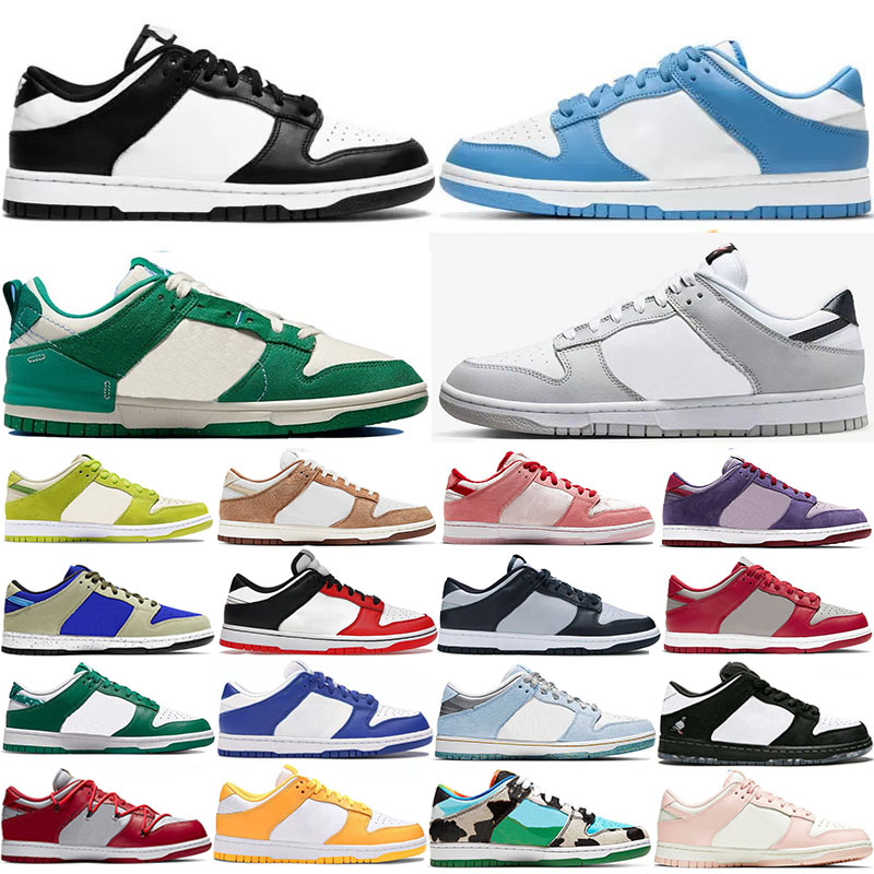 

2022 Running shoes for men women Black White Panda Photon Dust Kentucky University Red green Brazil Low Chicago womens trainers outdoor sports sneakers 36-48