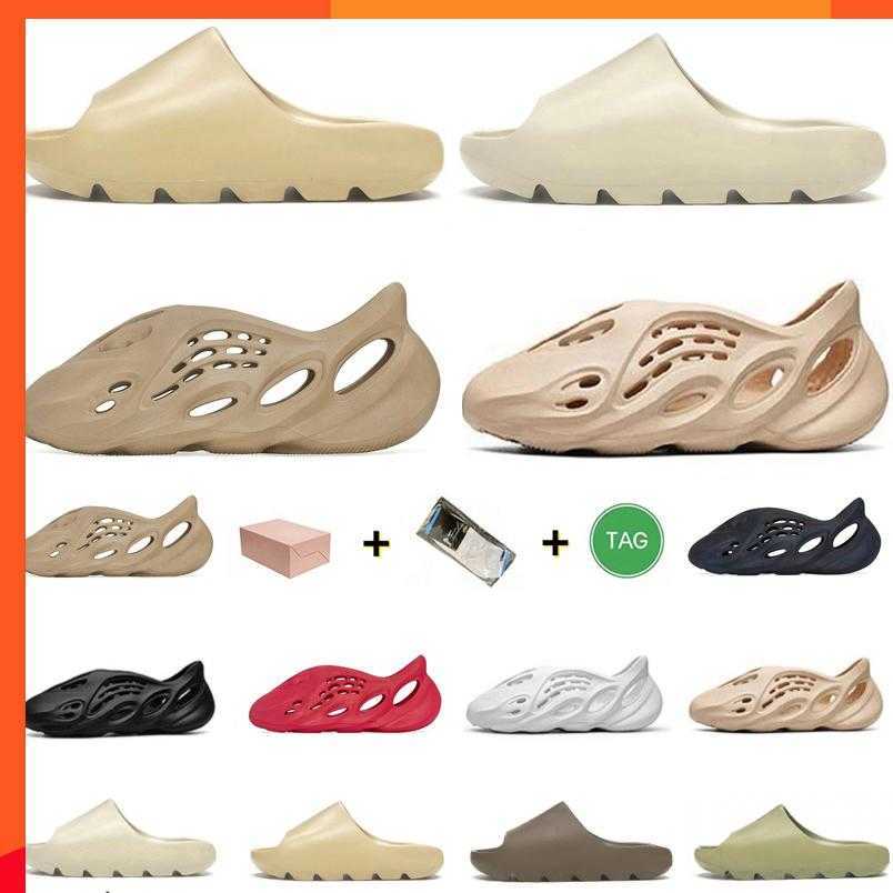 

2022 Designer Form Sandals Slippers Slides Runner Men Women Vermilion Triple Black White Sand Mx Cream Clay Moon Grey Earth Bone Resin Pure, Color#13