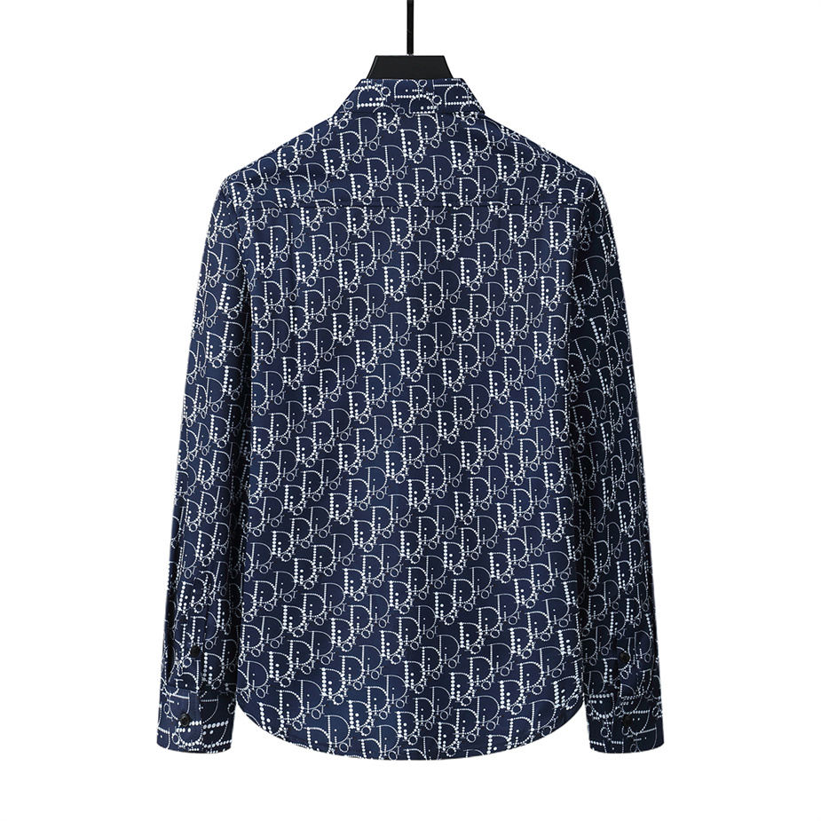 2022 luxury designer men's shirts fashion casual business social and cocktail shirt brand Spring Autumn slimming the most fashionable clothi