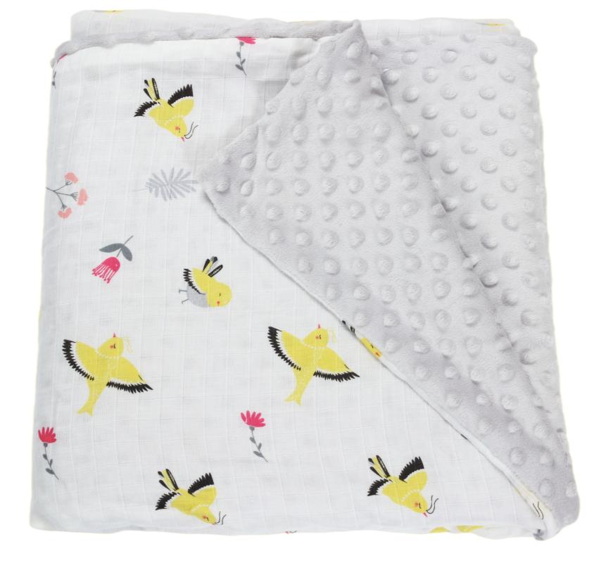 

Blankets & Swaddling Onlymoon Large Dotted Backing Baby Minky Blanket Kids Adult 3D Dot Weighted All Season TV Watching Traveling Throw, Elephant