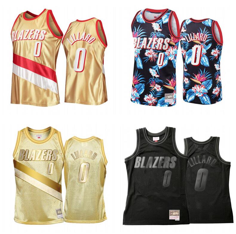 

Stitched Damian Lillard basketball Jersey S-6XL Mitchell & Ness Mesh Hardwoods Classics retro version Men Women Youth jerseys, Stitched jersey