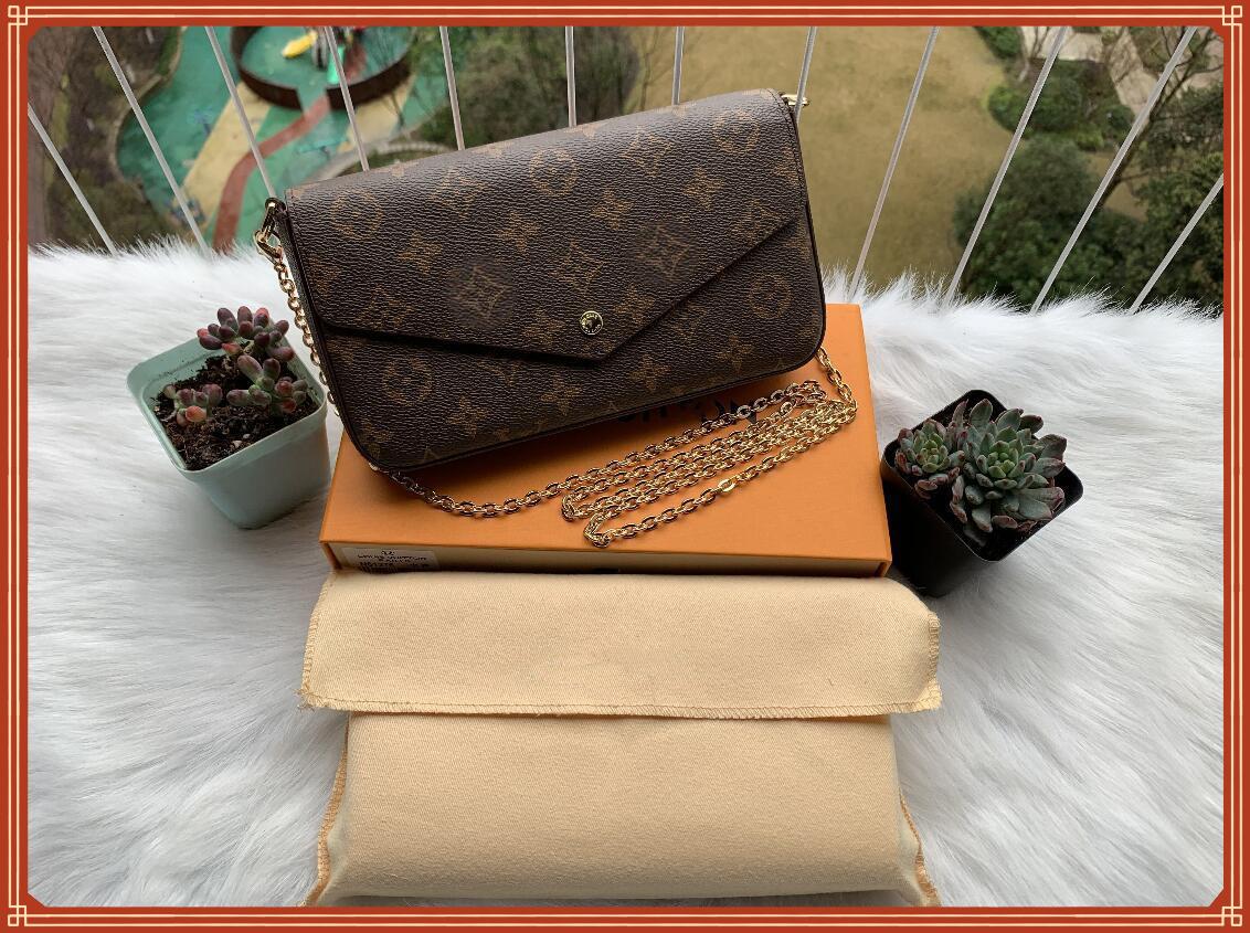 

Louiseity Viutonity womens Louisity Vuttonity LVs Bags POCHETTE Chain Long Wallets Small Purses Women Messenger Bags Female Bag Cosmetic Handbag Shoulder Bags, As pic