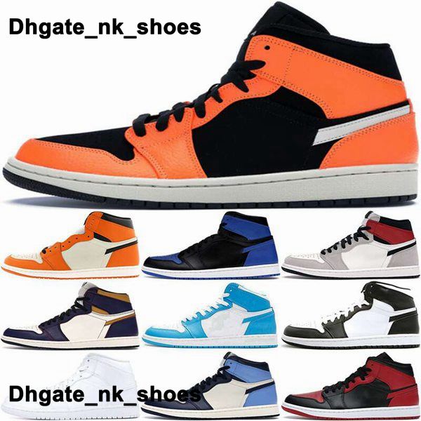 

Mens Basketball Women Sneakers Chicago Trainers Shoes Jumpman 1 High Retro University Blue Shadow Court Purple Shattered Backboard UNC Zapatillas Black