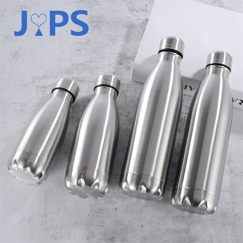 

5001000ml Stainless Steel Portable A free Water Drinking Bottle Gym Sports Cycling Drinkware Kids School Gifts 220715, Stainlesssteelbottle
