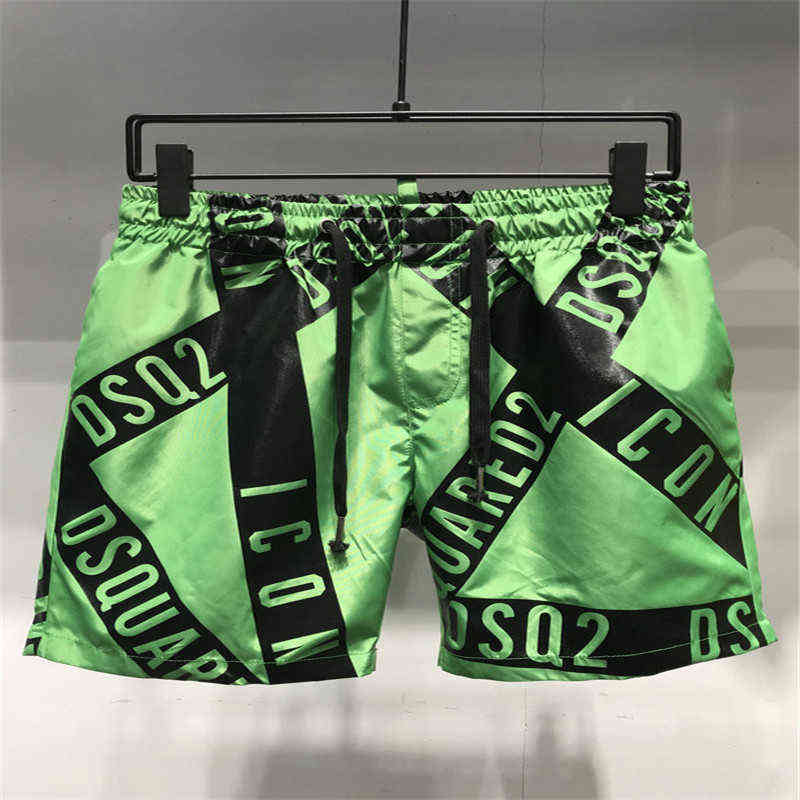 2022 European And American Double-Layer 2-In-1 Summer New Sports Beach Sweat-Absorbent Quick-Drying Trend Running Men's Shorts L260526-image-761813045