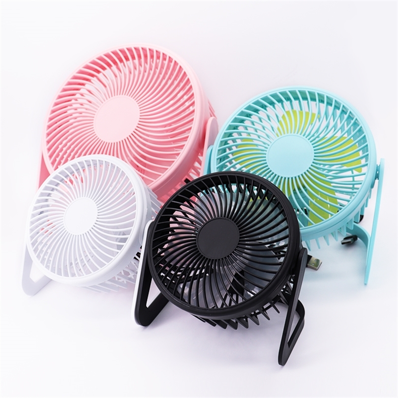 

5 inch Mini USB Fan Portable Cooler Summer Table Desk USB Cooling Fans Personal Gadgets Super Mute Silent For Notebook PC Laptop 220719