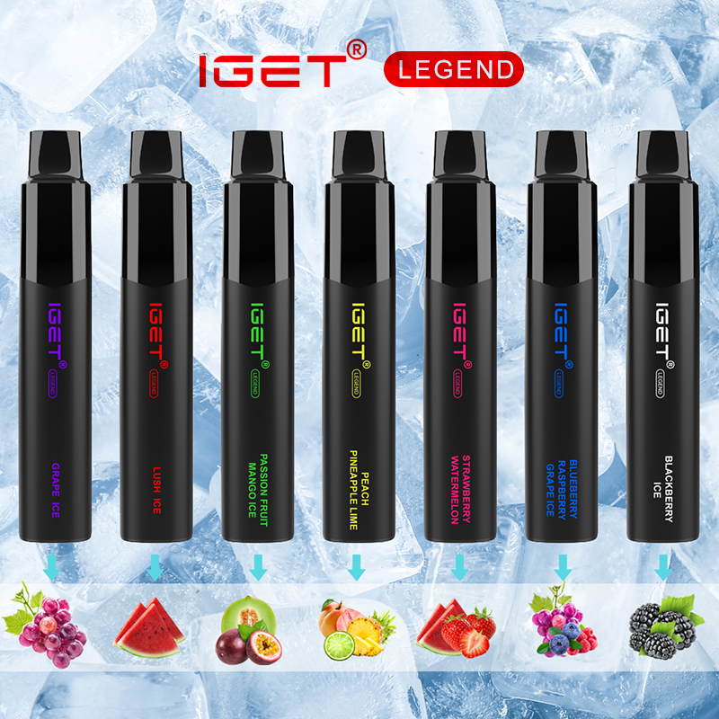 

Original iget Legend 4000 PUFFS disposable vape Electronics Shipped From Australia 100%Authentic Vapes Pen 1500mAh battery Vs igets Bar Mega King