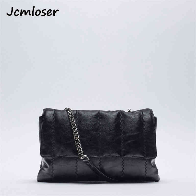 

Luxury Brand Soft Pu Leather Chain Shoulder Design Casual Purses and Handbag Clutch Tote s for Women 2022 Hobo Bag, Black