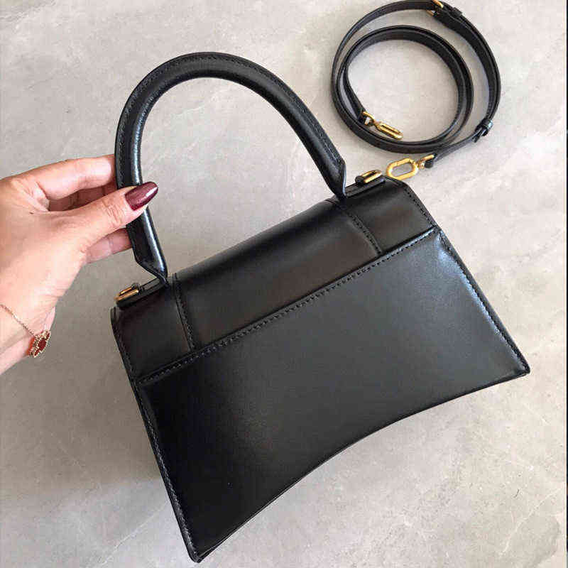 

Stylish Women's Bag Designer Brand Handbag Hourglass Style Handheld Messenger Women's Shiny One-shoulder Luxury Bag G220701, Dark blue crocodile