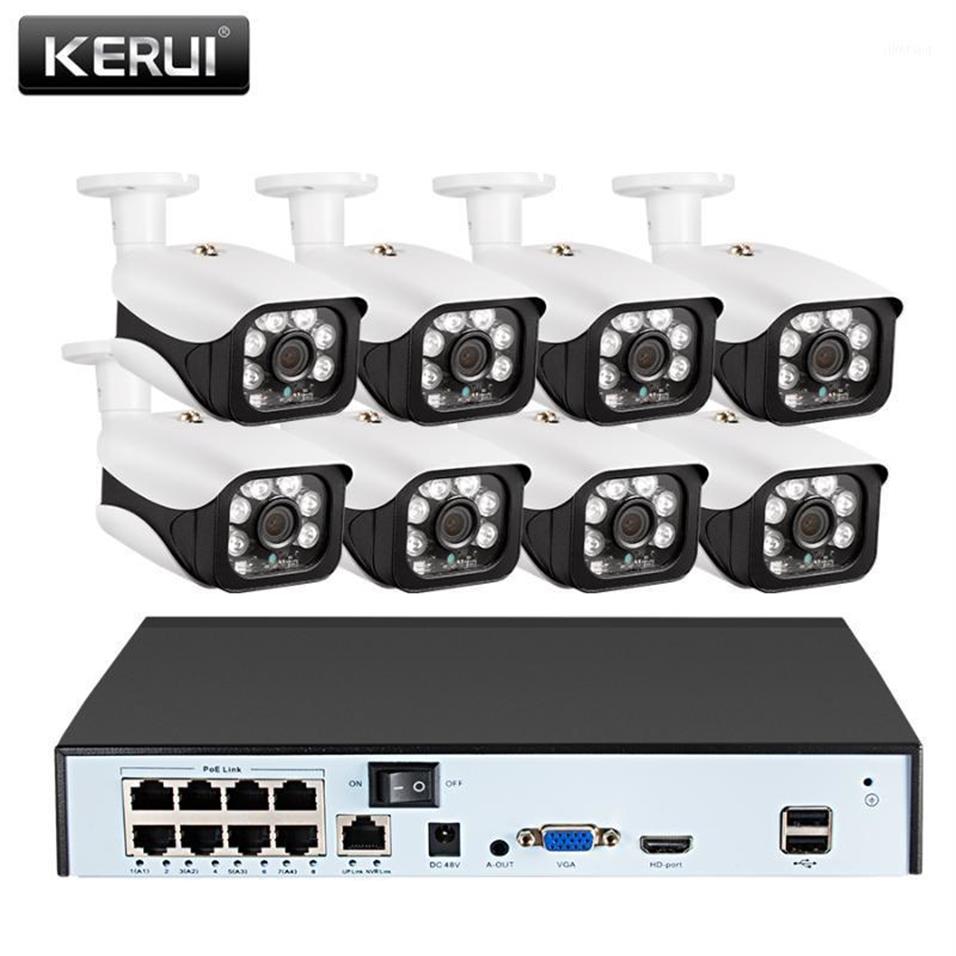 

KERUI HD 8CH NVR Camera Wireless CCTV Outdoor IP Camera 5MP WIFI Home Security Video Surveillance Motion Detection Alarm NVR Kit1257d